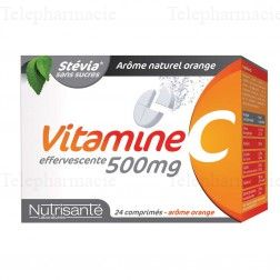NUTRISANTE Vitamine C 500mg comprim&eacute;s &agrave; croquer x24