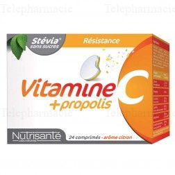 NUTRISANT&Eacute; Vitamine C + propolis 24 comprim&eacute;s
