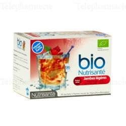 NUTRISANTE Infusion bio jambes l&eacute;g&egrave;res froide 20 sachets