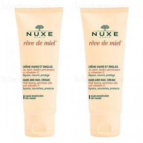 NUXE Rêve de miel crème mains et ongles lot de 2 tubes 50ml