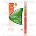NICORETTE Fruits 2 mg sans sucre Boîte de 30 gommes