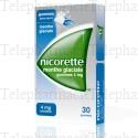 NICORETTE Menthe glaciale 4 mg sans sucre Boîte de 30 gommes