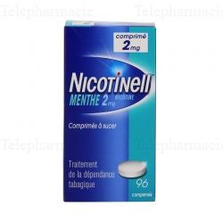 NICOTINELL menthe 2mg Boîte de 96 comprimés