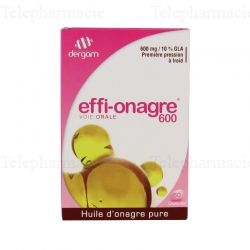 DERGAM Effi-onagre huile d'onagre pure 60 capsules