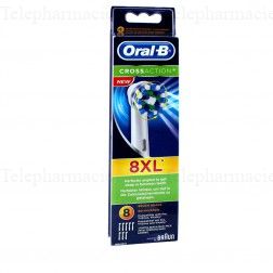 ORAL-B CrossAction recharge brossettes