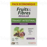 ORTIS Fruits & fibres transit cubes &agrave; m&acirc;cher Bo&icirc;te de 45 cubes
