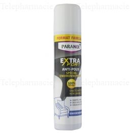 PARANIX Extra-fort anti-poux sp&eacute;cial environnement format familial spray 225ml