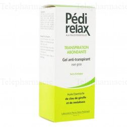 PEDIRELAX Gel antitranspirant transpiration abondante