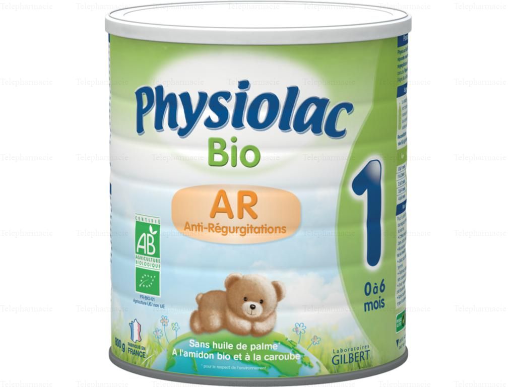 PHYSIOLAC Lait AR Bio 1er âge 800g