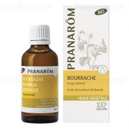 PRANAROM Huile végétale - Huile de Bourrache 50ml bio
