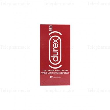 DUREX Préservatifs Red x12