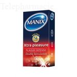 MANIX Xtra Pleasure Plaisir Intense Double Stimulation x14 préservatifs