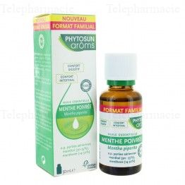 PHYTOSUN Ar&ocirc;ms Huile essentielle de Menthe poivr&eacute;e flacon 30ml