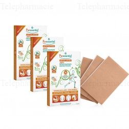 PURESSENTIEL Articulations patchs chauffants 14 huiles essentielles 3 lots de 3