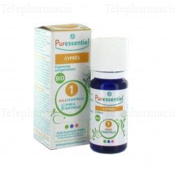PURESSENTIEL Huile essentielle bio cypr&egrave;s de provence flacon 10ml
