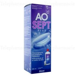 AOSEPT Plus solution nettoyante Flacon 360ml