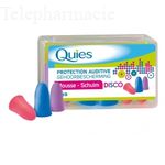 QUIES Protections auditives mousse anti-bruit bo&icirc;te de 3 paires