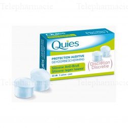 QUIES Silicone Anti Bruit 6 Bouchons