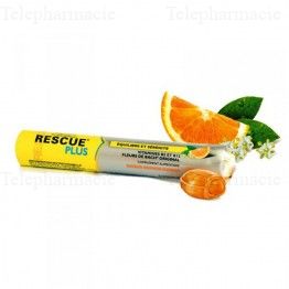 RESCUE Plus &Eacute;quilibre et S&eacute;r&eacute;nit&eacute; Go&ucirc;t Orange-Sureau 10 pastilles