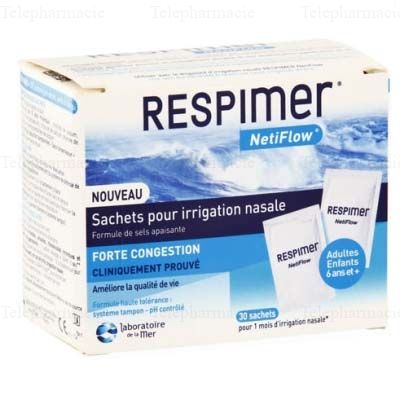 RESPIMER Sachets pour irrigation nasale