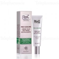 Pro-sublime crème yeux anti-rides revitalisante tube 15ml
