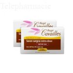 CAVAILL&Egrave;S Savon extra doux lait de rose lot de 2 x 250g