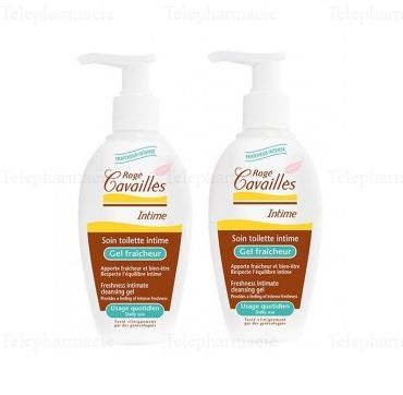 CAVAILL&Egrave;S Gel intime fra&icirc;cheur flacon pompe de 200ml X2