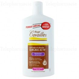 CAVAILL&Egrave;S Lait bain et douche Lait de Figue peau s&egrave;ches flacon 400 ml