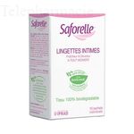 SAFORELLE Lingettes nettoyantes intime x 10 sachets individuels