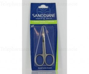 Ciseaux cuticule courbe ambidextre ref04