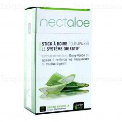 SANT&Eacute; VERTE Nectaloe sticks &agrave; boire x20