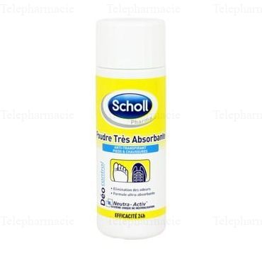 SCHOLL Poudre très absorbante anti transpirant flacon 75ml