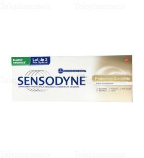 SENSODYNE Lot de 2 dentifrices Protection Complète tube 75mlx 2