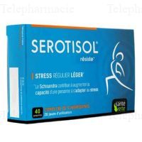 SANT&Eacute; VERTE Serotisol r&eacute;siste boite de 40 comprim&eacute;s
