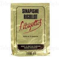 SINAPISME RIGOLLOT SACH 10 