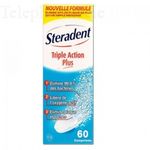 STERADENT Triple action plus tube 60 comprimés