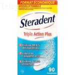 STERADENT Triple action plus tube 90 comprimés