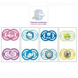 MAM Duo Sucettes +6 mois perfect silicone