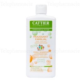 CATTIER Moussant familial fleur d'oranger corps et cheveux bio Flacon 500ml