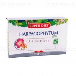 SUPERDIET Harpagophytum bio solution buvable articulations 20 ampoules
