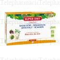 SUPERDIET Quatuor bio bien-être du foie 20 ampoules