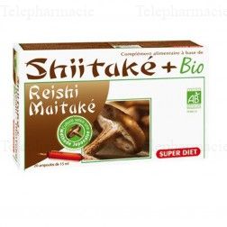 SUPERDIET Shitake+ bio 20 ampoules