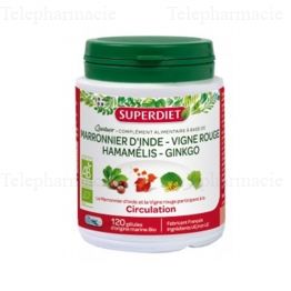 SUPERDIET Quatuor Bio Circulation Pot 120 gélules