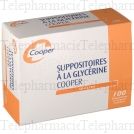 SUPPOSITOIRES A LA GLYCERINE COOPER ADULTES, suppositoire en r&eacute;cipient multidose