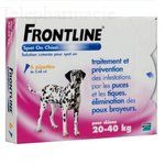 FRONTLINE Spot on chiens 20 - 40kg pipettes 6x2,68ml
