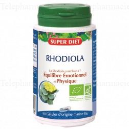 SUPERDIET Rhodiola bio équilibre émotionnel et physique boîte 90 gélules
