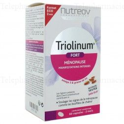 NUTREOV Triolinum fort m&eacute;nopause manifestations intenses 60 capsules