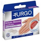 URGO Br&ucirc;lures blessures superficielles Bo&icirc;te de 4 - 8x8xm