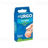URGO pansement lavable 10cm x 6cm - 10 bandes à découper