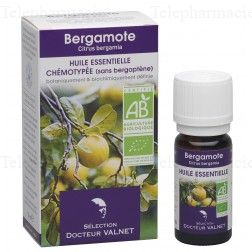 DOCTEUR VALNET Huile essentielle de bergamote bio flacon 10ml